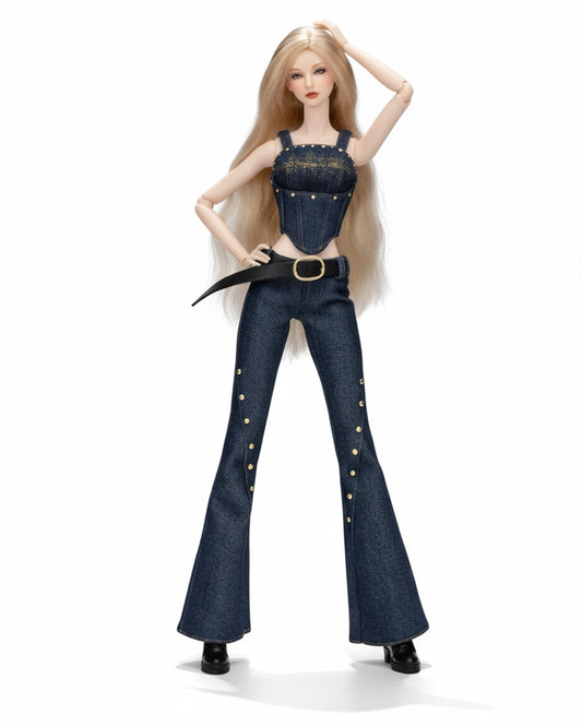 Stardust Rivet — Denim Corset & Flare Pants [1/6 FR6.0/MTM]